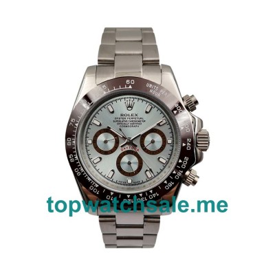 UK Ice-blue Dials Steel Rolex Daytona 116506 Replica Watches