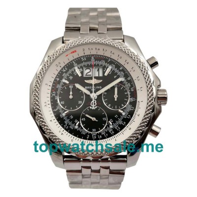 UK Black Dials Steel Breitling Bentley 6.75 A44362 Replica Watches