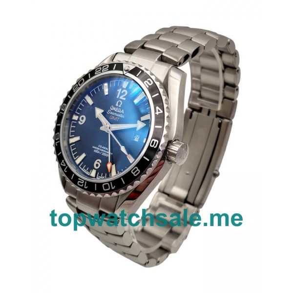 UK Black Dials Steel Omega Seamaster Planet Ocean GMT 232.30.44.22.01.001 Replica Watches