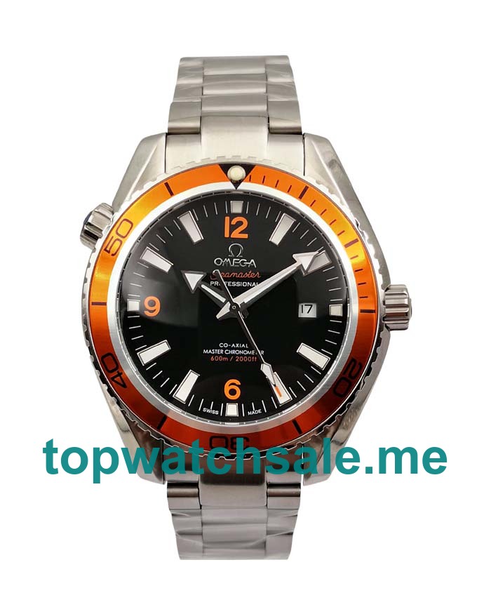 Orange Bezels Replica Omega Seamaster Planet Ocean 232.30.42.21.01.002 Black Dials Watches UK