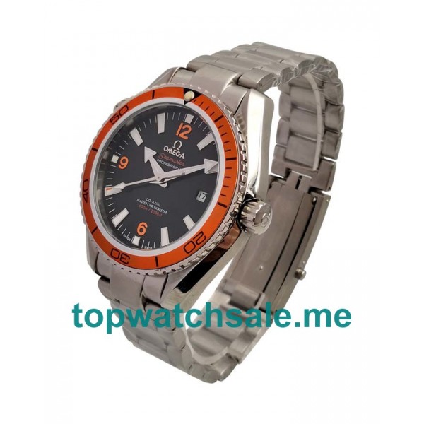 Orange Bezels Replica Omega Seamaster Planet Ocean 232.30.42.21.01.002 Black Dials Watches UK