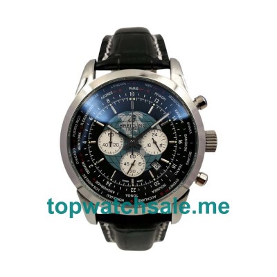 UK Black Dials Steel Breitling Transocean Chronograph AB0510U4 Replica Watches