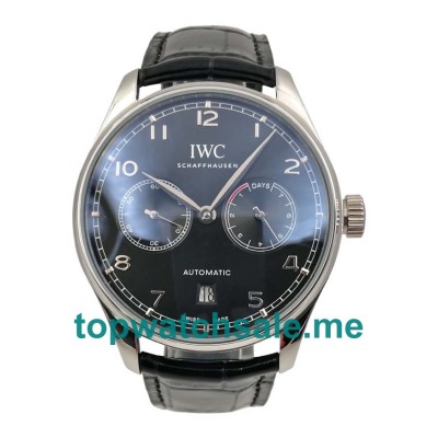 UK Black Dials Steel IWC Portugieser IW500703 Replica Watches