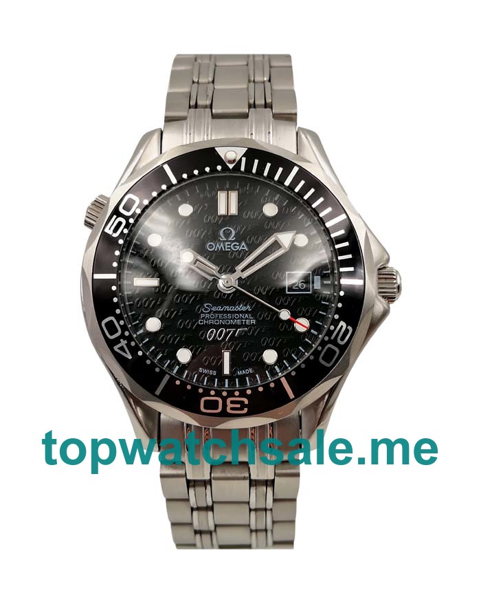 UK Black Dials Automatic Omega Seamaster 2537.80.00 Replica Watches