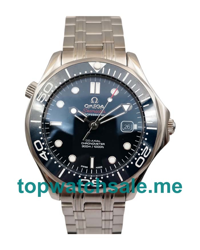 UK Blue Dials Steel Omega Seamaster 300 M 212.30.41.20.03.001 Replica Watches