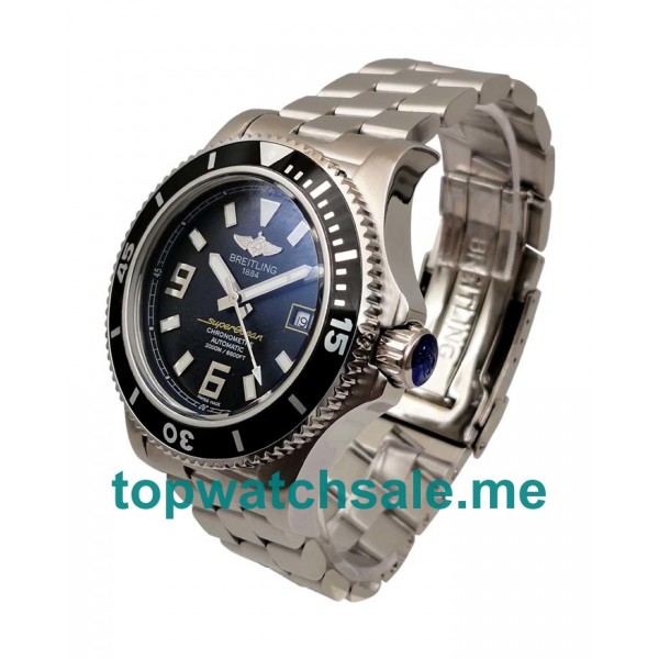 UK Black Dials Steel Breitling Superocean A17391 Replica Watches