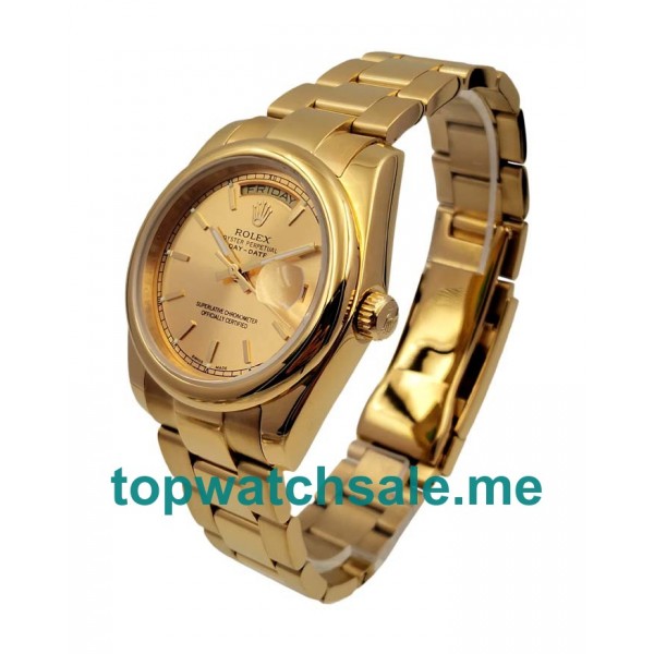 Champagne Dials Fake Rolex Day Date 118238 Watches UK For Sale