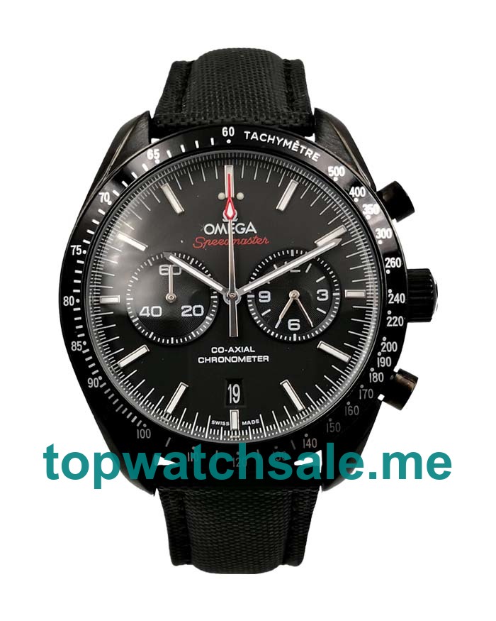 UK Black Dials Black Ceramic Omega Speedmaster 311.92.44.51.01.003 Replica Watches