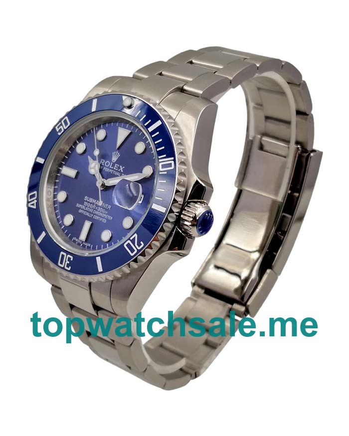 UK Blue Dials Steel Rolex Submariner 116619 LB Replica Watches