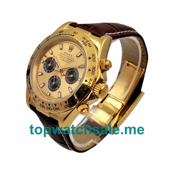 UK Gold Dials Gold Rolex Daytona 116518 Replica Watches