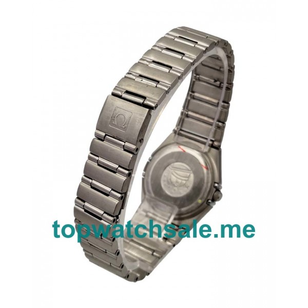 White Mother-of-pearl Dials Omega Constellation 123.15.27.20.55.001 Fake Watches UK With Diamonds