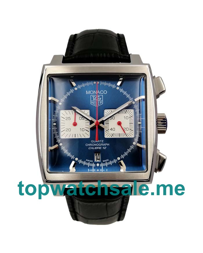 UK Blue Dials Steel TAG Heuer Monaco CAW2111.FC6183 Replica Watches