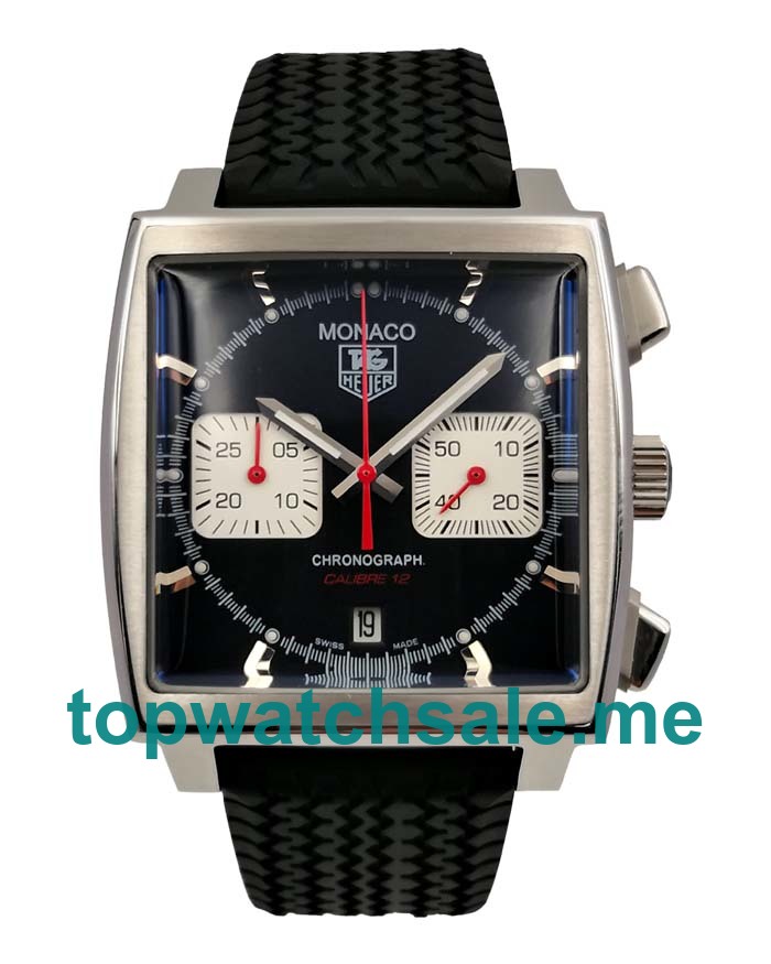 UK Black Dials Steel TAG Heuer Monaco CAW2114.FT6021 Replica Watches