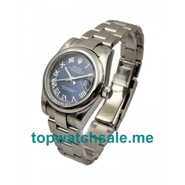 UK Blue Dials Steel Rolex Datejust 178240 Replica Watches