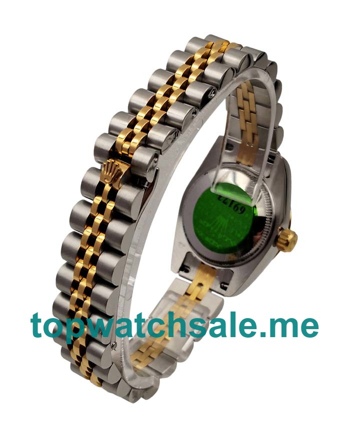 UK Grey Dials Steel And Gold Rolex Lady-Datejust 79173 Replica Watches