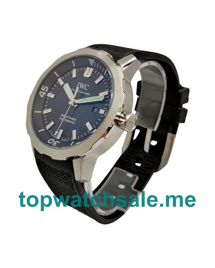 UK Black Dials Steel IWC Aquatimer IW329001 Replica Watches