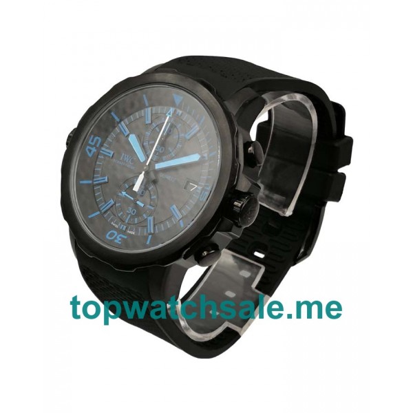 UK Black Dials Black Steel IWC Aquatimer IW379504 Replica Watches