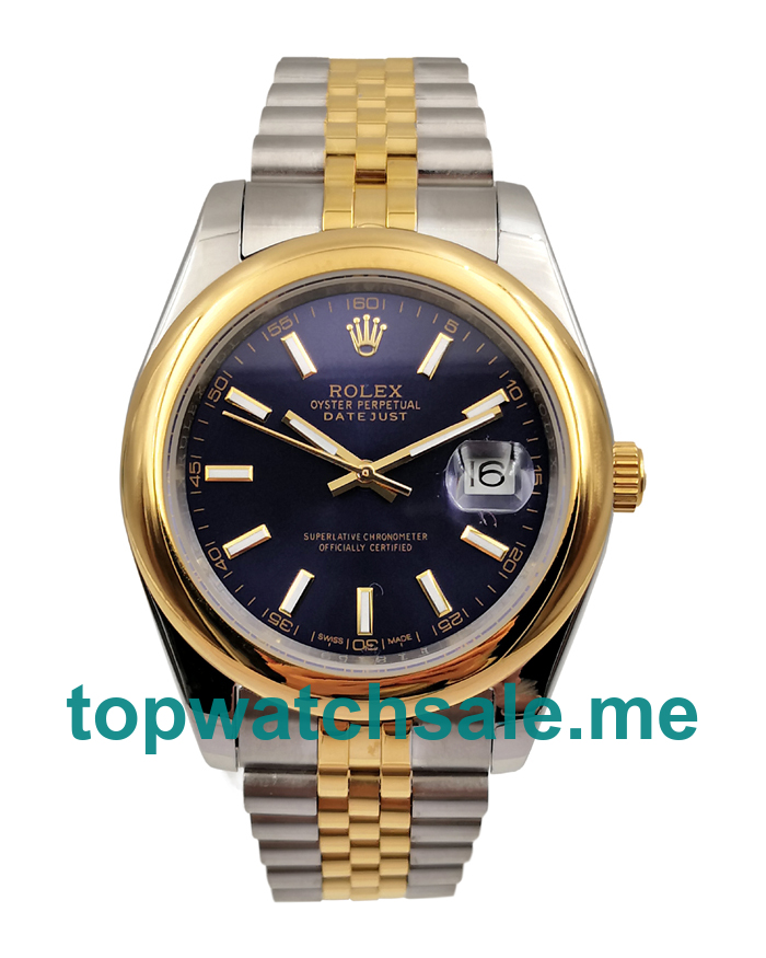 UK Blue Dials Steel And Gold Rolex Datejust 126303 Replica Watches