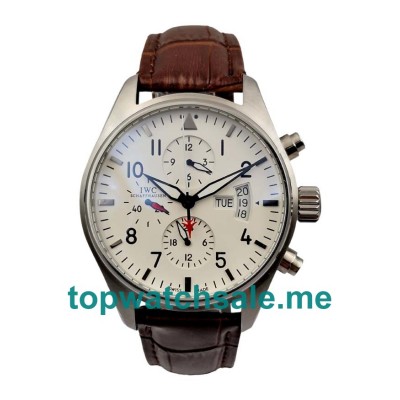 UK White Dials Steel IWC Pilots IW377701 Replica Watches