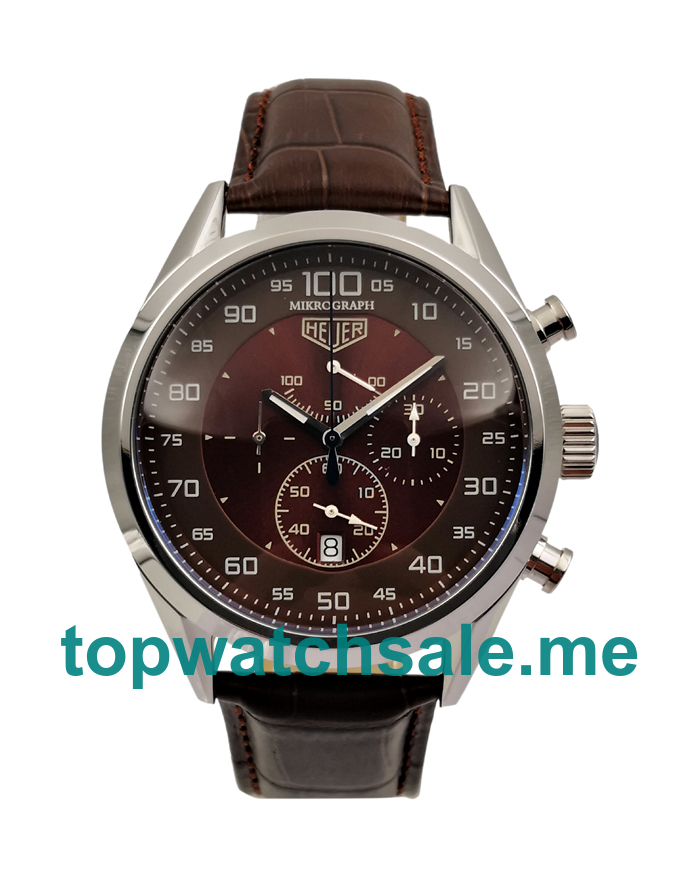 UK Brown Dials Steel TAG Heuer Monaco 170952 Replica Watches