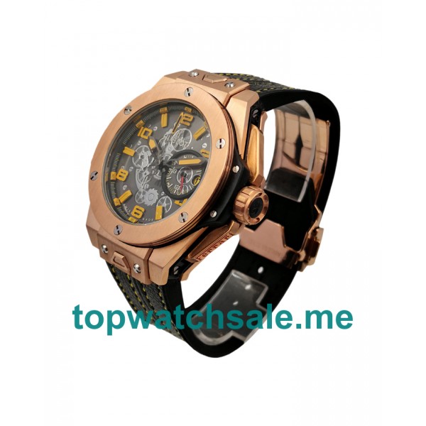 UK 48MM Rose Gold Hublot Big Bang Ferrari 401.OX.0123.VR Replica Watches