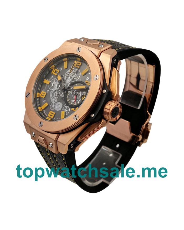 UK 48MM Rose Gold Hublot Big Bang Ferrari 401.OX.0123.VR Replica Watches