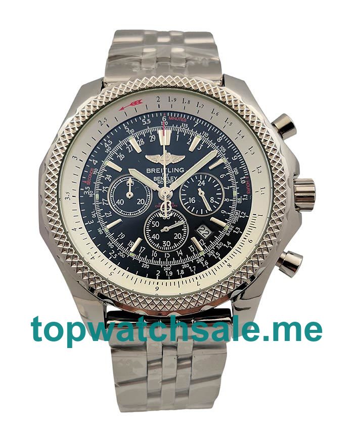 UK Blue Dials Steel Breitling Bentley A25362 Replica Watches