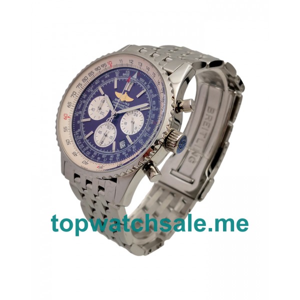 UK Blue Dials Steel Breitling Navitimer A23322 Replica Watches