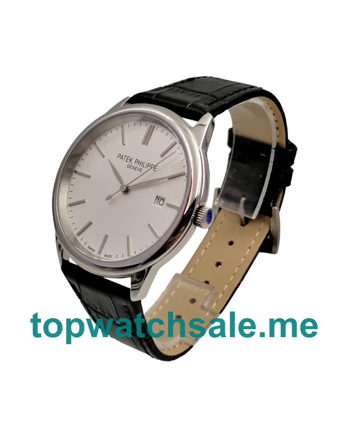 UK White Dials Steel Patek Philippe Calatrava 5227G Replica Watches