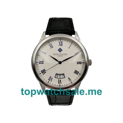 UK White Dials Steel Patek Philippe Calatrava 5296G Replica Watches