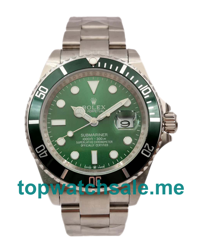 UK Green Dials Steel Rolex Submariner 116610 LV Replica Watches