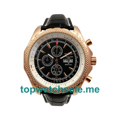 UK Black Dials Rose Gold Breitling Bentley GT A13362 Replica Watches