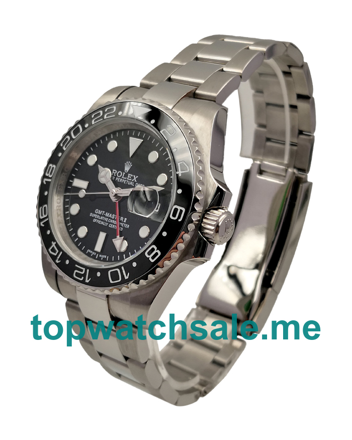 UK Black Dials Steel Rolex GMT-Master II 116710 Replica Watches