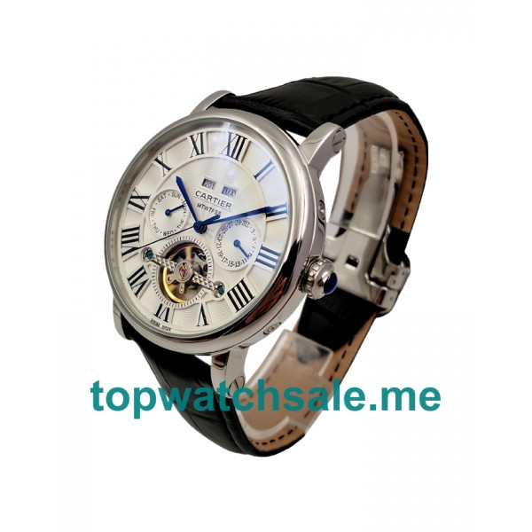 UK White Dials Steel Calibre De Cartier 171193 Replica Watches