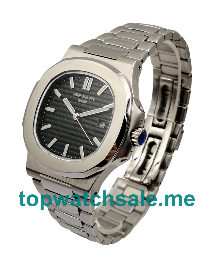 UK Black Dials Steel Patek Philippe Nautilus 5711/1A Replica Watches