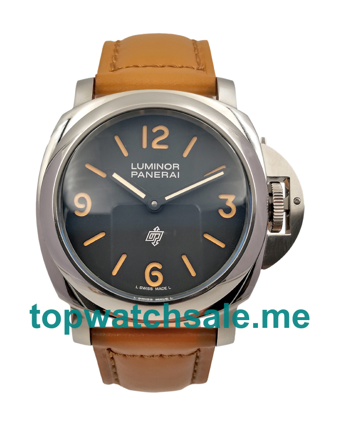 UK 43MM Arabic Numerals Replica Panerai Luminor PAM01086 Black Dials Watches