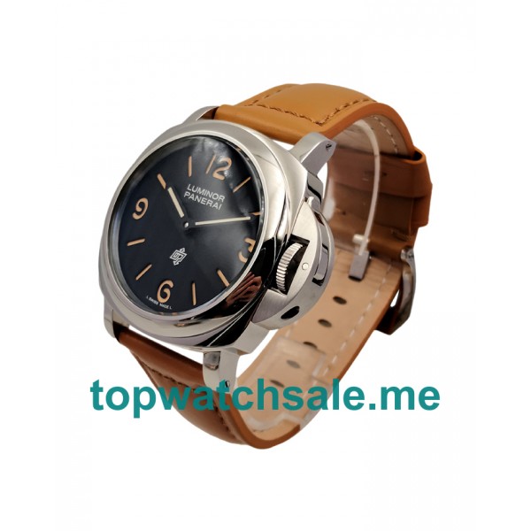 UK 43MM Arabic Numerals Replica Panerai Luminor PAM01086 Black Dials Watches