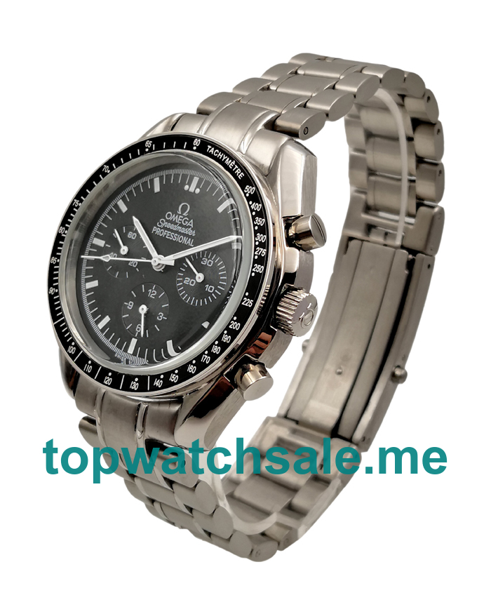 UK Best Stainless Steel Fake Omega Speedmaster 3570.50.00 Watches With Black Dials