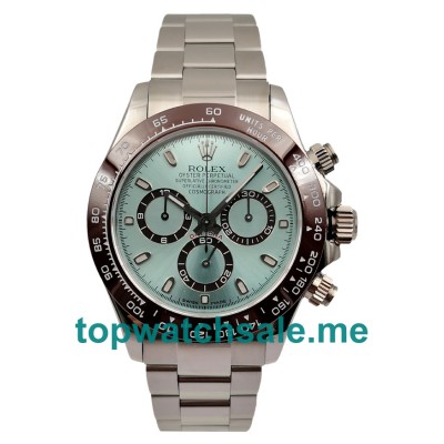 UK Blue Dials Steel Rolex Daytona 116506 Replica Watches