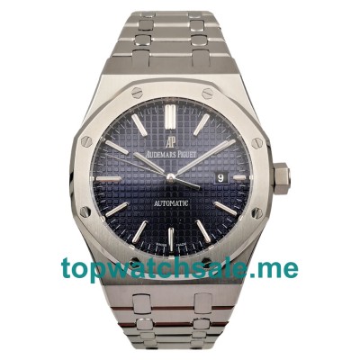 UK Blue Dials Steel Audemars Piguet Royal Oak 15400ST.OO.1220ST.03 Replica Watches