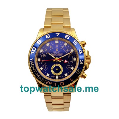 UK Blue Dials Gold Rolex Yacht-Master II 116688 Replica Watches