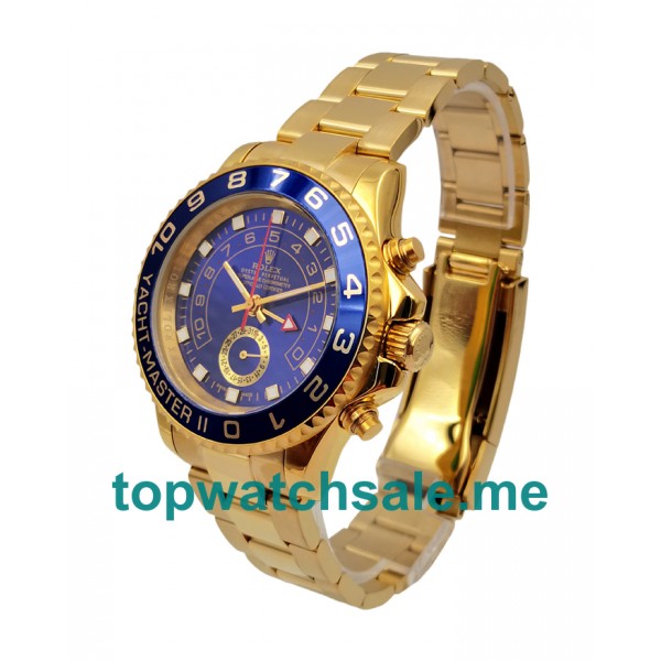 UK Blue Dials Gold Rolex Yacht-Master II 116688 Replica Watches