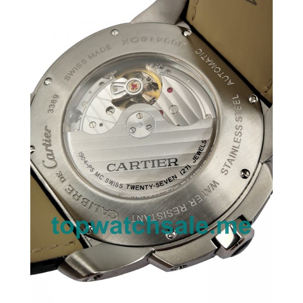 UK White Dials Steel Calibre De Cartier W7100037 Replica Watches