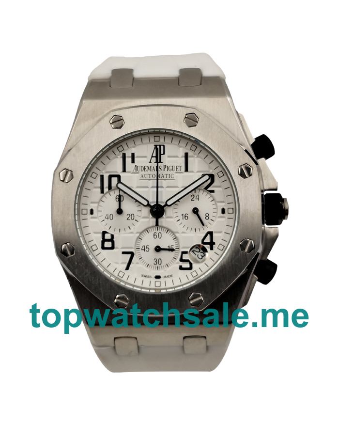 42MM Silver Dials Audemars Piguet Royal Oak Offshore 26283ST Replica Watches UK