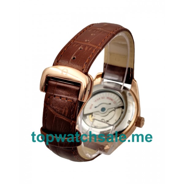 UK Coffee Dials Rose Gold Omega Seamaster Aqua Terra 231.53.39.21.06.001 Replica Watches