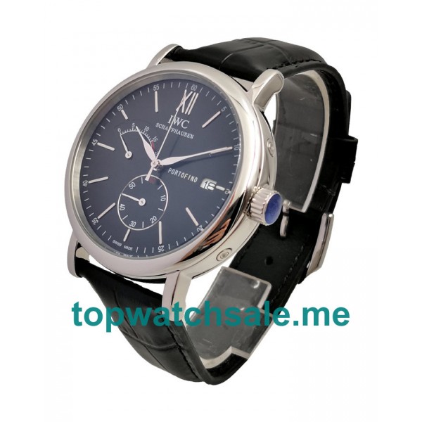 UK Steel Replica IWC Portofino IW510102 Black Dials Watches